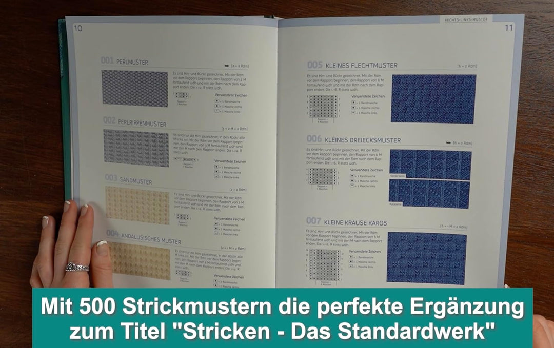 Strickmuster. Die Sammlung.: 500 Muster: Ajourmuster, Zopfmuster, Keltische Motive, Patentmuster u.v