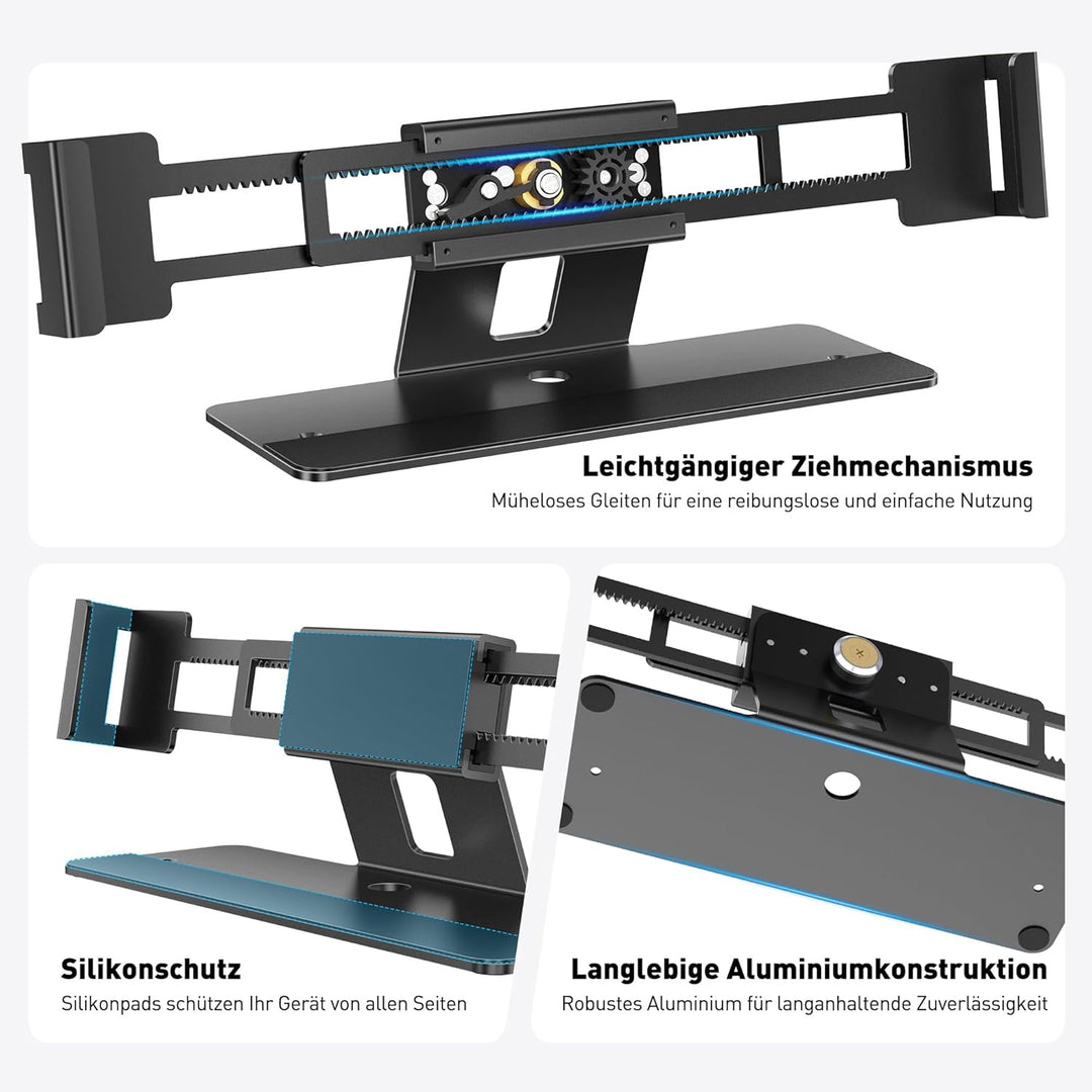 AboveTEK Laptop-Schliessstation, Aluminium-MacBook-Sicherheitsschloss mit sicherem Kupferzylinder, k