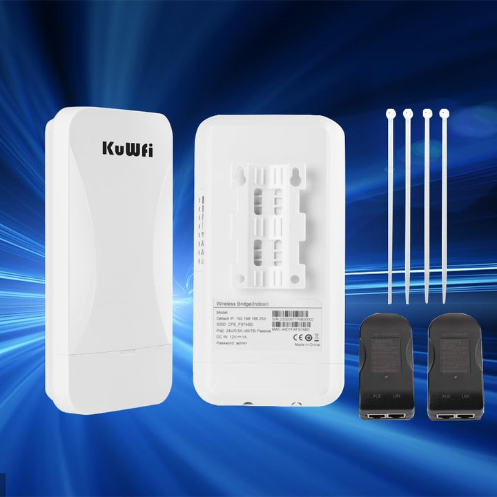 WLAN Bridge Point to Point Outdoor, 2.4 GHz 1 KM Long Range Point to Point Wireless Bridge, WiFi Bri