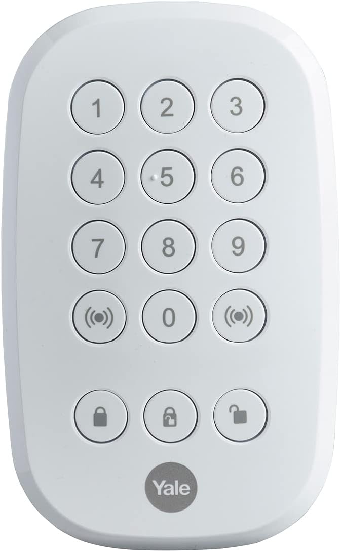 Yale Sync Alarm Tastenfeld (AC-KP) - Sync Smart Home Alarm - 200m Reichweite - Funktioniert mit Alex