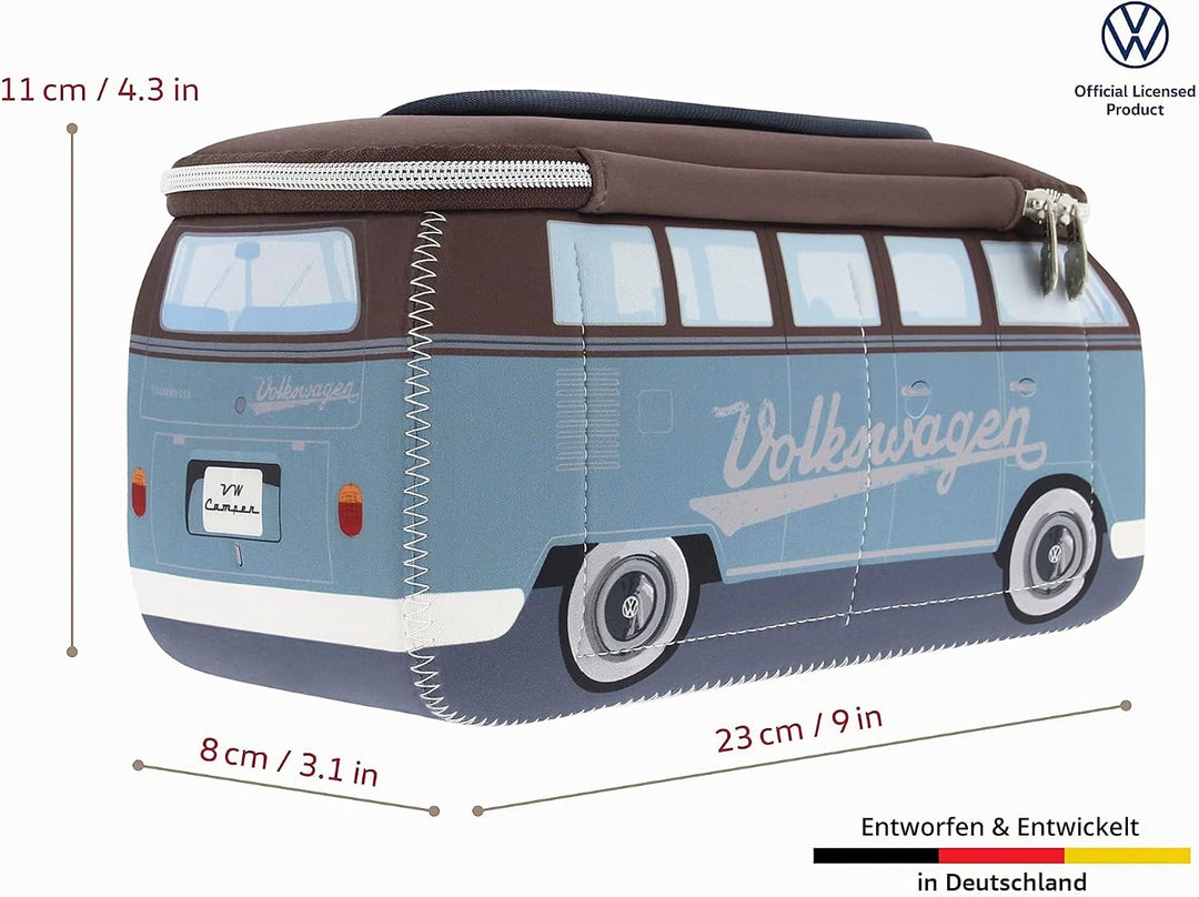 BRISA VW Collection - T1 Bulli Bus Kulturbeutel Kosmetiktasche | Volkswagen Universaltasche Waschbeu