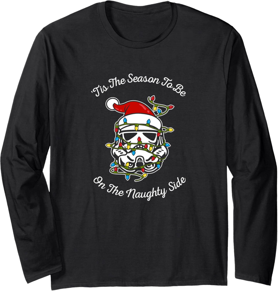 Star Wars Trooper Tangled Naughty Side Christmas Langarmshirt