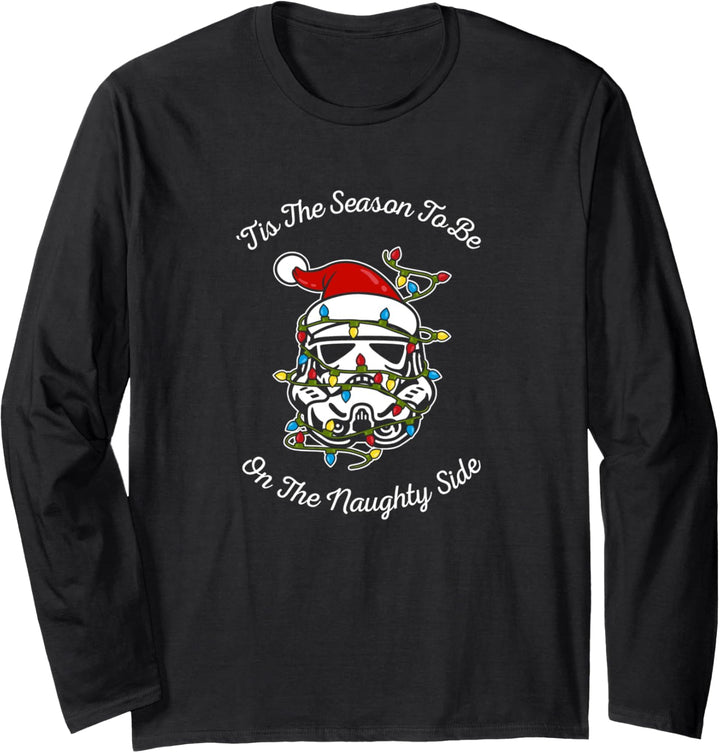 Star Wars Trooper Tangled Naughty Side Christmas Langarmshirt