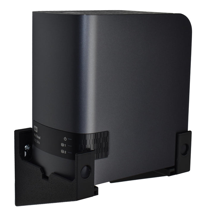 Wandhalterung für Western Digital WD My Cloud EX2 Ultra (Schwarz), Schwarz