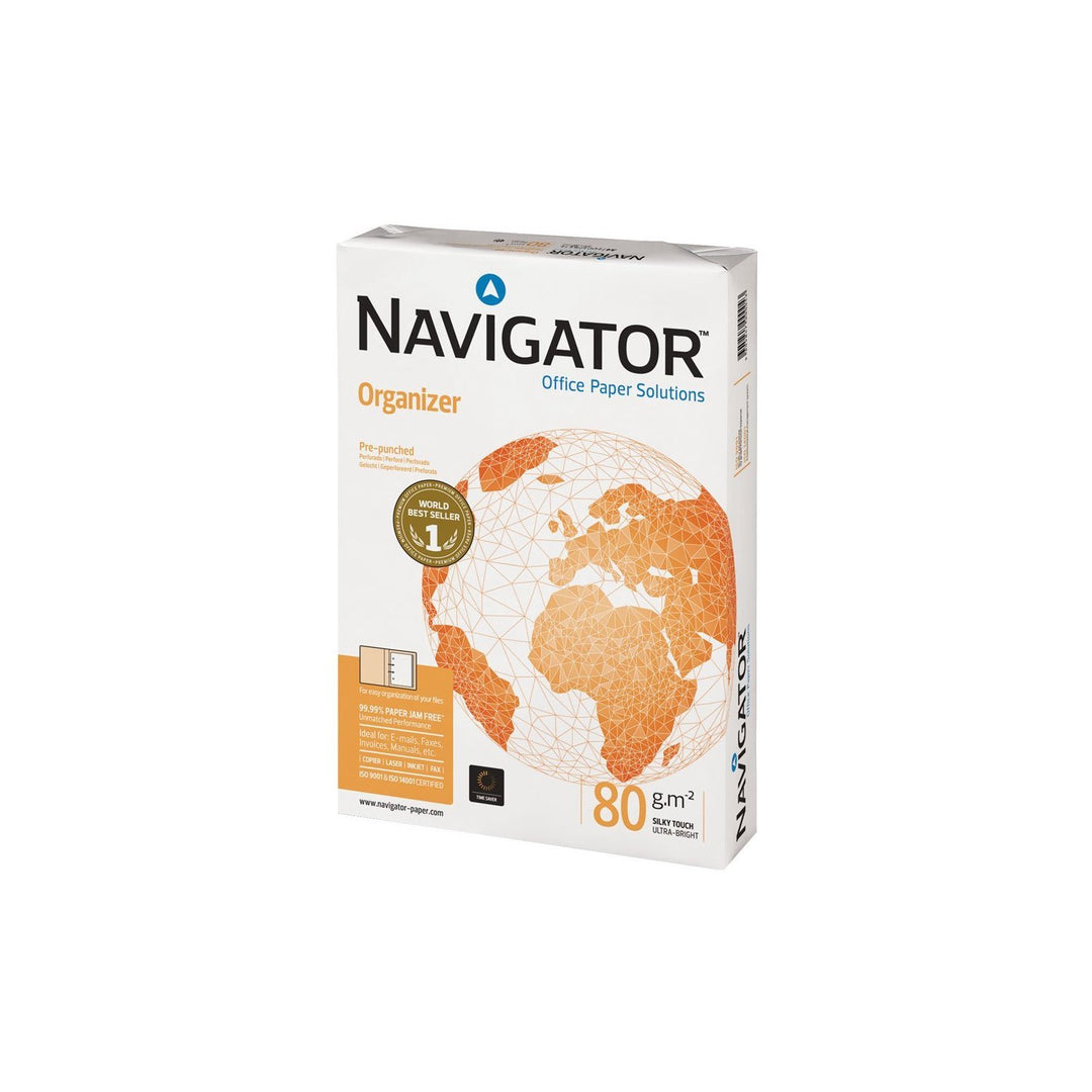 NAVIGATOR Organizer, 4 Löcher, A4, 80 g, 5 Stück, 1581UN