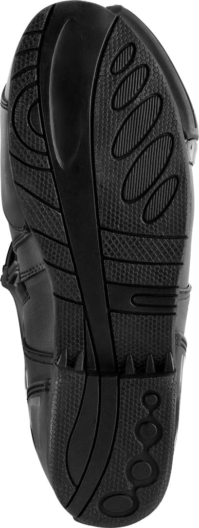 Bogotto Assen WR 2.0 wasserdichte Motorrad Stiefel Schwarz 43 EU, Schwarz 43 EU