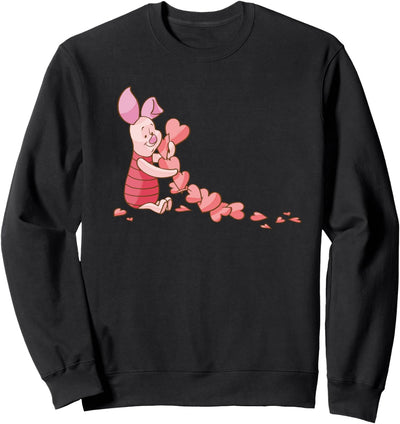 Winnie The Pooh Piglet Chain of Hearts Sweatshirt