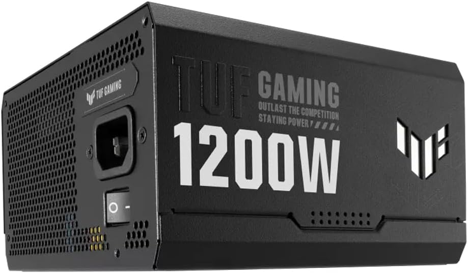 ASUS TUF Gaming 1200W Gold Netzteil (1200 Watt, vollmodulares Netzteil, ATX 3.0-kompatibel, Axial-te