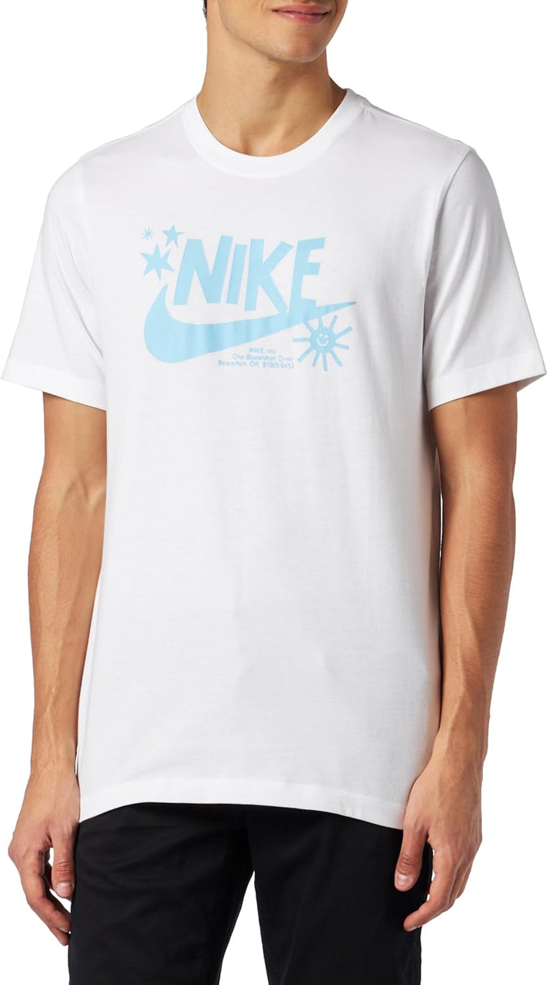 Nike Herren M NSW Tee Hbr Statement T-Shirt M Weiss, M Weiss