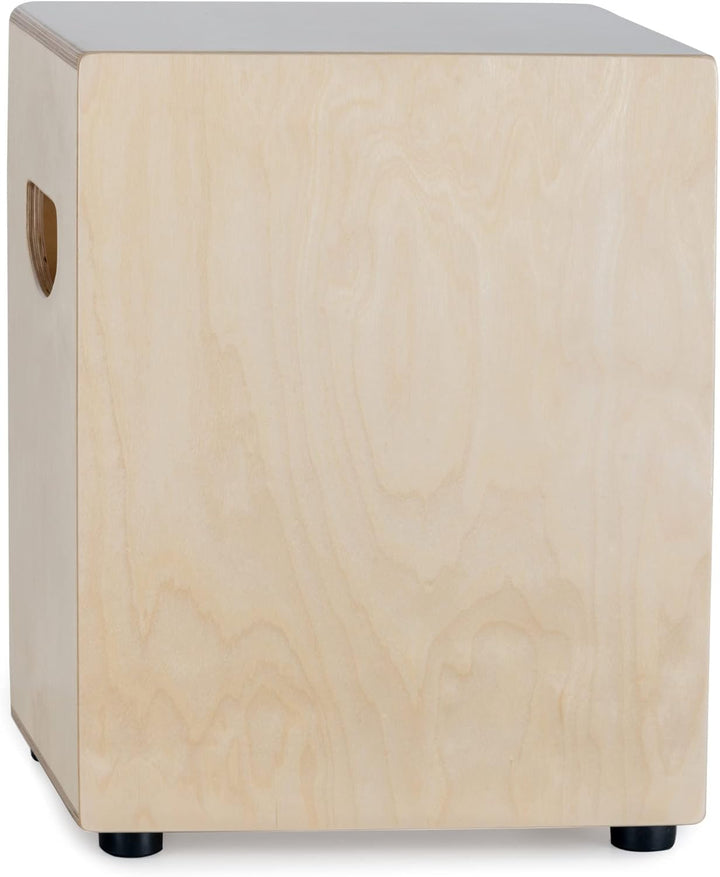 XDrum Bass Cajon Peruana Birch (3 mm Schlagplatte, wuchtiger Bass, heller Snare-Sound, Bassreflex-Ko