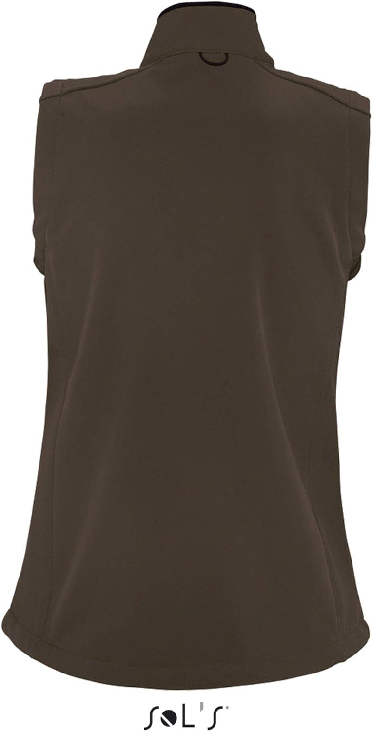 SOL´S - Womens Short Sleeve Softshell Rallye S,Dark Chocolate