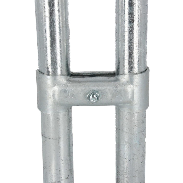 Doppelschelle, A 2" (Ø 60,3 mm) x B 1 1/2" (Ø 48,3 mm)