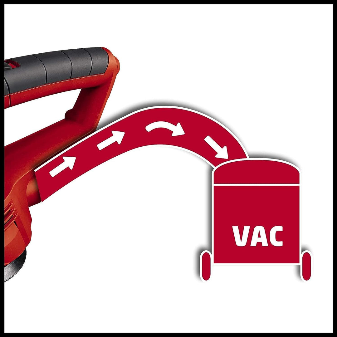 Einhell Exzenterschleifer TC-RS 38 E (380 W, Schleifteller Ø 125 mm, Drehzahlregelung, Staubfangsack