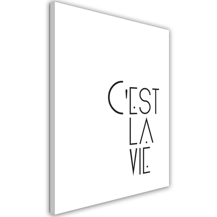 Feeby Frames, Leinwandbild, Bilder, Wand Bild, Wandbilder, Kunstdruck 70x100cm, BESCHRIFTUNGEN, C'ES