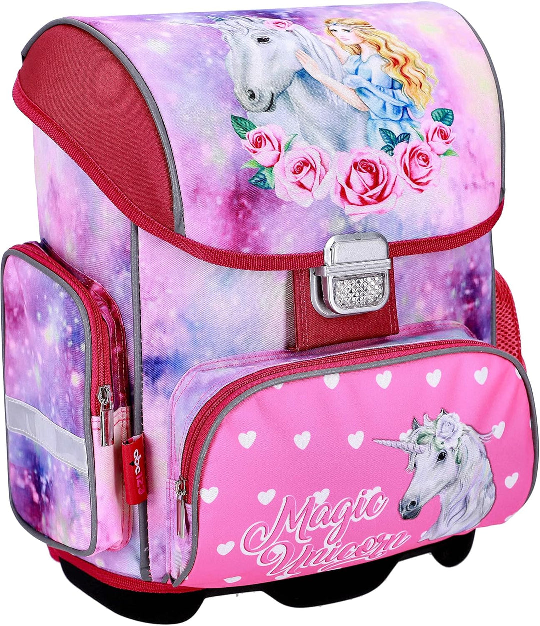 EINHORN SCHULRANZEN SET MÄDCHEN 1 KLASSE | SET 3 TEILIG FÜR GRUNDSCHULE | SUPER LEICHT | ERGONOMISCH