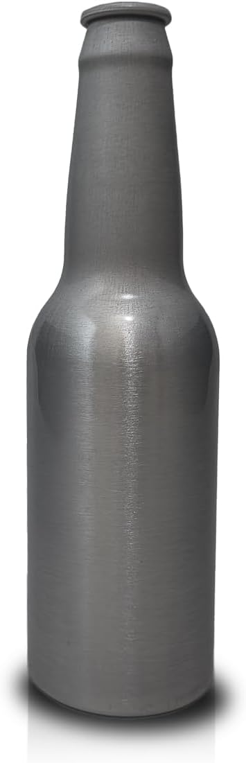 Aluminium Flaschen 6 Pack - 0,33 zum Basteln, Bemalen, Bier abfüllen, Dekoration, Leicht und Robust