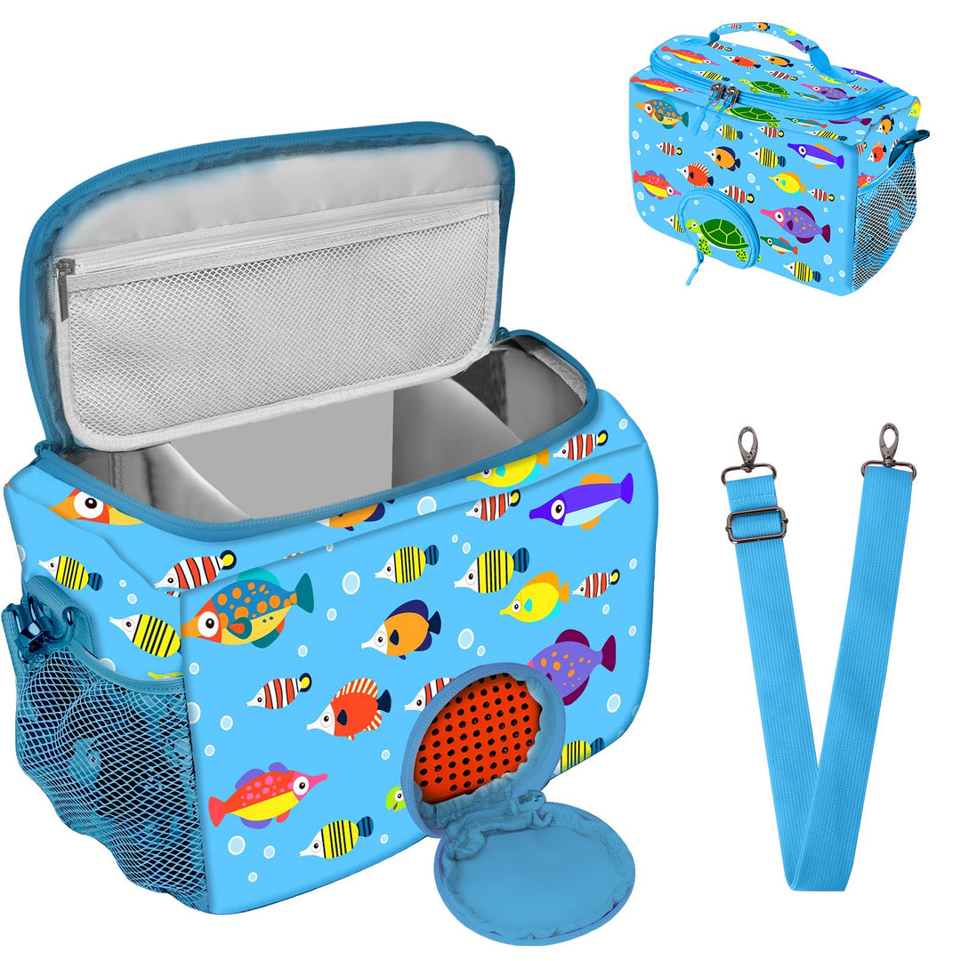 LPQKCcY Tasche for Toniebox, Transporttasche for Tonie Starter Set, Kopfhörer, Ladestation und Zubeh