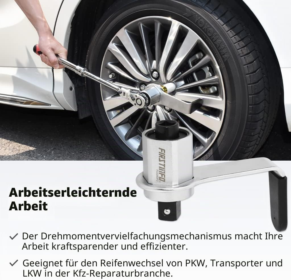 FIRSTINFO F3220DF2 | 1/2" | Drehmomentverstärker | Drehmomentvervielfältiger | 3.4:1, 1200 NM Output
