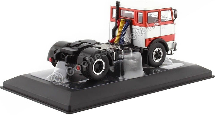 Ixo FIAT 619 N1 Zugmaschine 1980 (rot/Weiss) 1:43