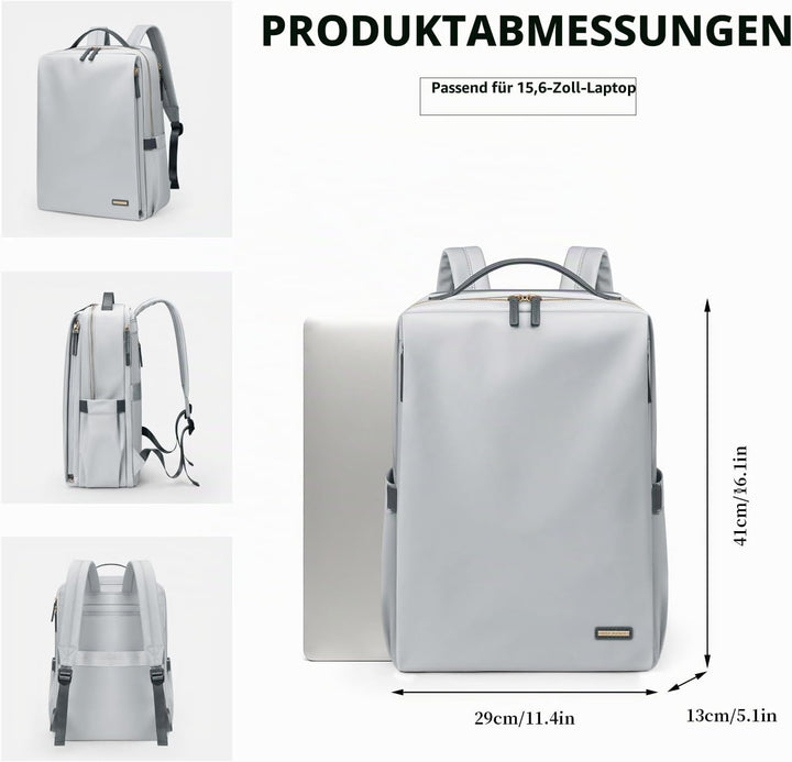Stilvoller Laptop Rucksack für Damen von Fluggesellschaften zugelassen, Perfekt für die Arbeit das C