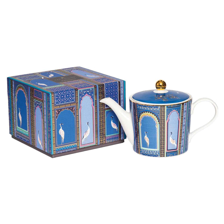 Sara Miller Portmeirion India SMII78923-XG Teekanne, Gitterfenster