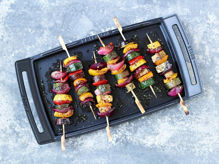 STAUB Grillplatte aus Gusseisen, 47 x 24,9 cm