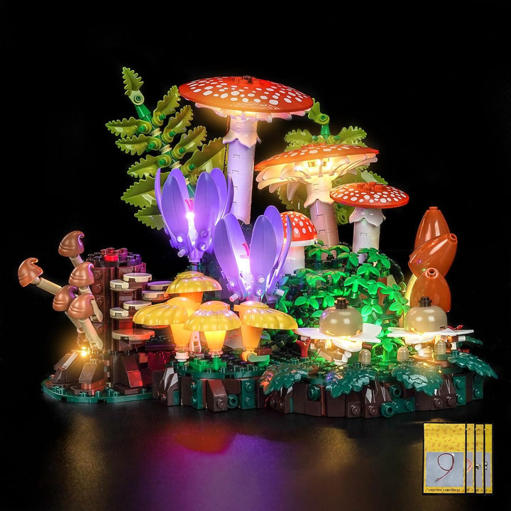 LocoLee Licht Kit kompatibel mit Lego Waldpilze, (kein Modell, nur Licht) Dekorative Beleuchtung Set