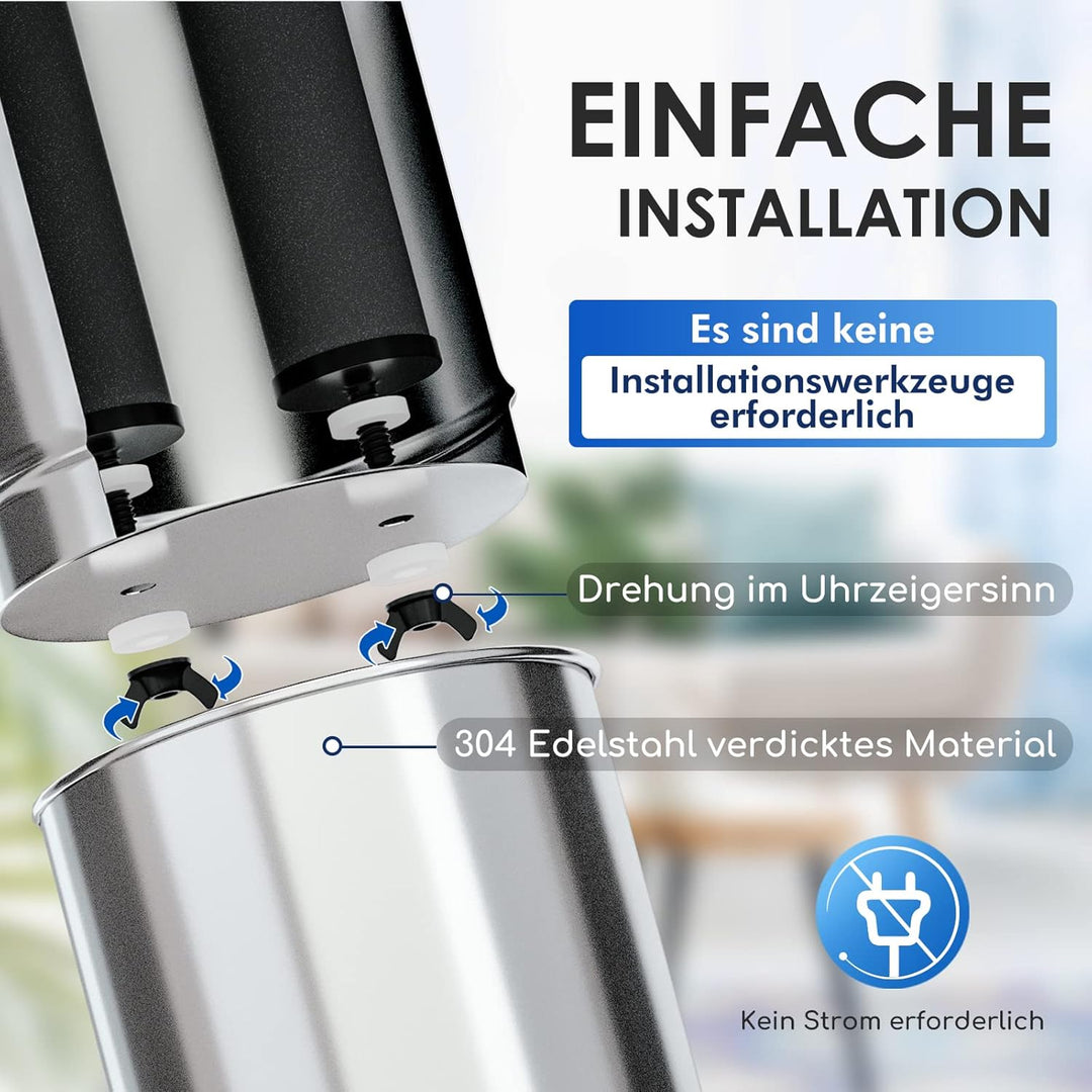 Purewell PB Zwaartekracht Filter Systems, Compatible with Zwaartekrachtfilter Systems, Doulton Super
