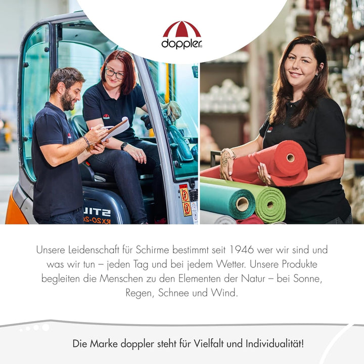 doppler SL-AZ Leichte Beschwerplatte 25 kg – Hochwertiger Natursteinsockel aus Granit – Für Schirmst