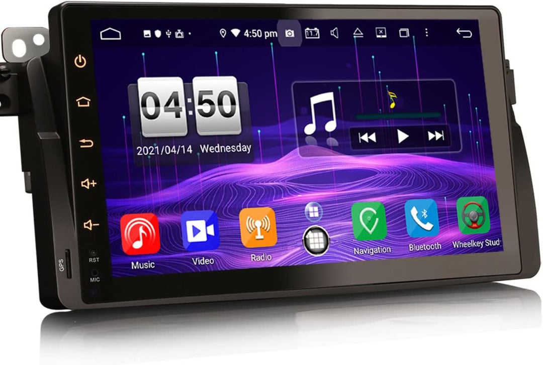 Erisin 8-Kern Android 10 Autoradio mit GPS Navigation für BMW E46 M3 325 3er 318 320 Rover 75 MG ZT