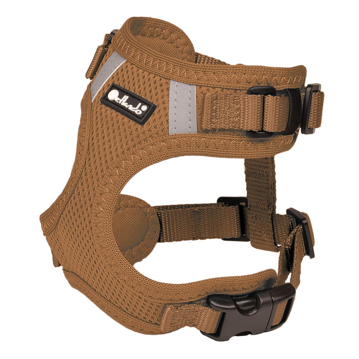 Petlando Hundegeschirr Mesh Vest, leichtes Brustgeschirr aus weichem Mesh & Nylon, stufenlos verstel