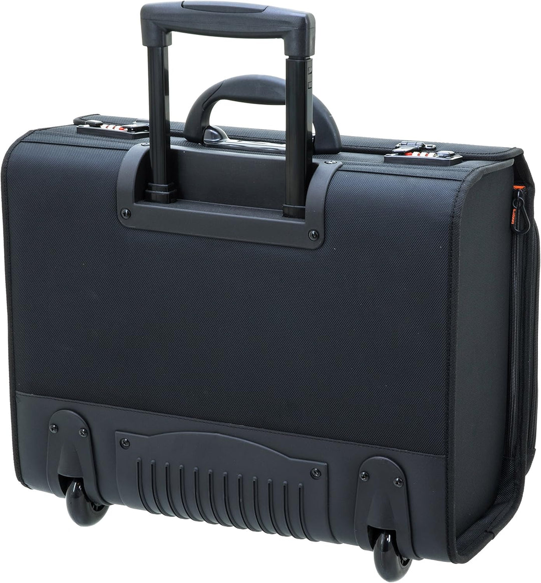 Davidts Businesstrolley - Pilotenkoffer - Laptoptrolley 17" und 10" Tablet - 47x40x25cm