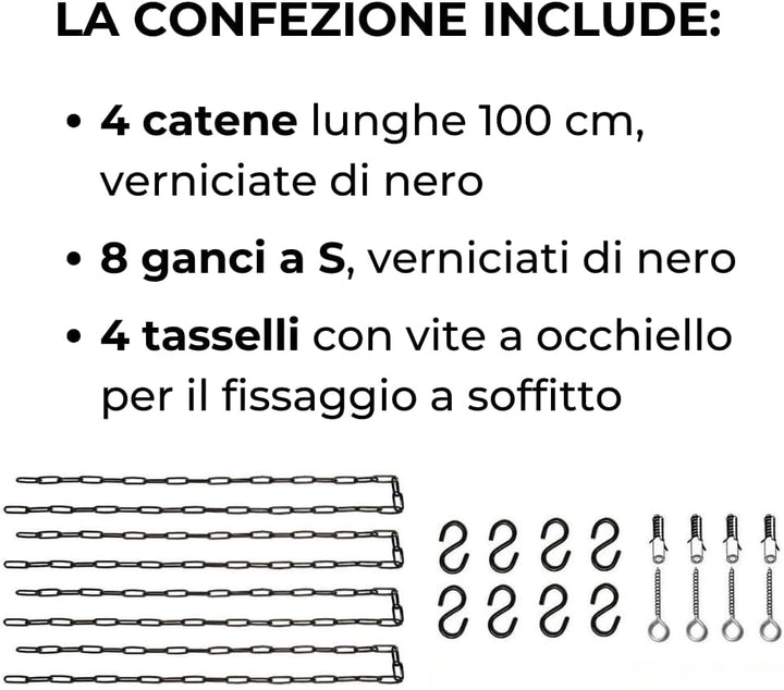 yelloo FLOWERS Hängendes Deckenregal mit Blumenketten für vertikale Garten Getränkehalter Flaschen B