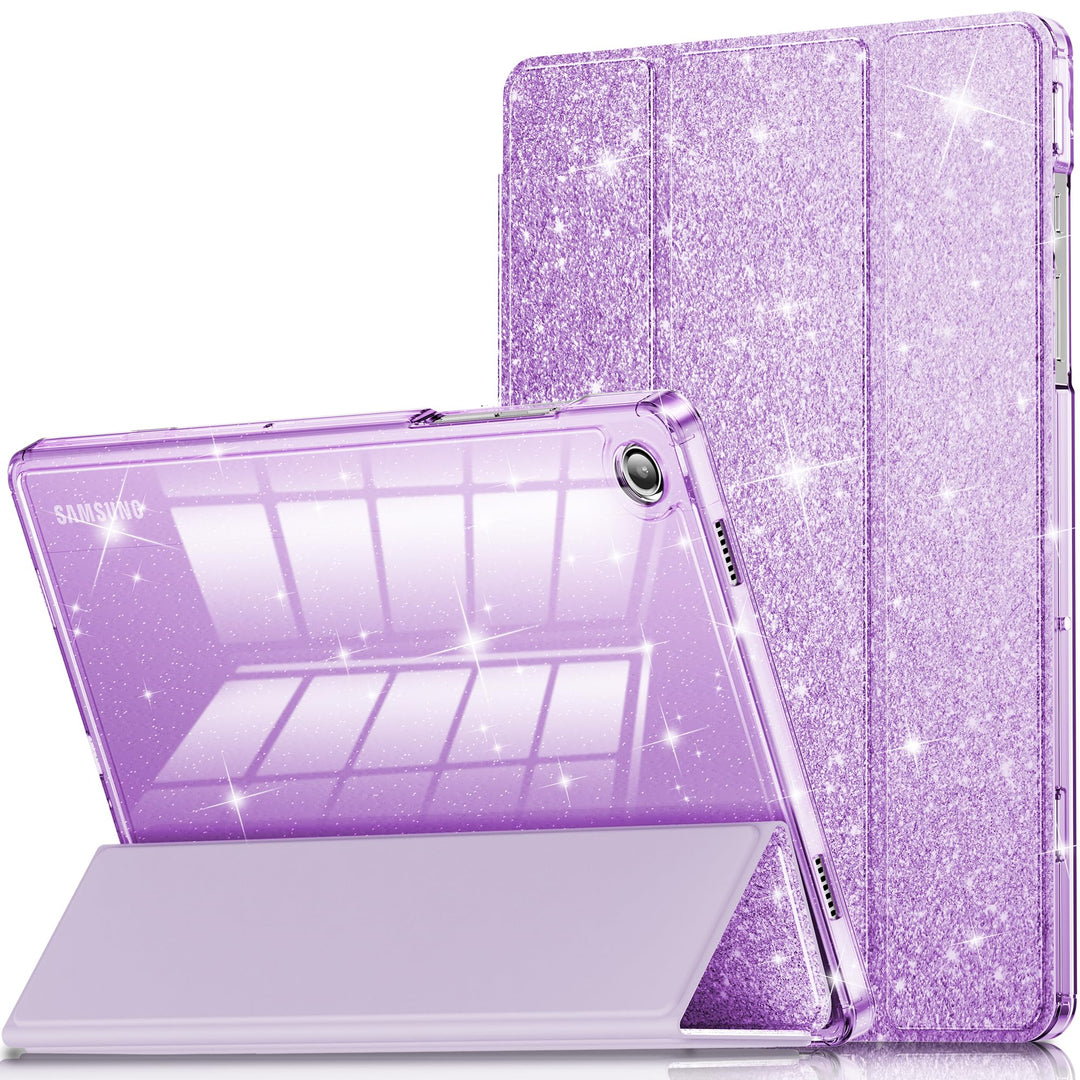 INFILAND Hülle für Samsung Galaxy Tab A11+/A9+11 Zoll (2023/2025),Glitzernde Schutzhülle mit funkeln