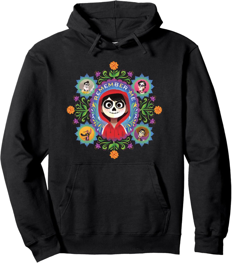 Pixar Coco Remember Me Miguel, Ernesto, Imelda, Dante Pullover Hoodie