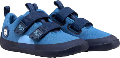 Affenzahn Barfussschuh Baumwolle Lucky Klettverschluss Vegan rutschfest Flexibel Reflektierend für