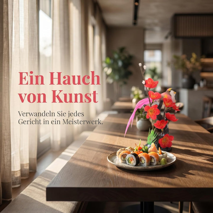 Sushi Ornament Aus Kunststoff Künstliche Blume Stabile Sashimi Teller Dekoration Für Sushi Vielseiti