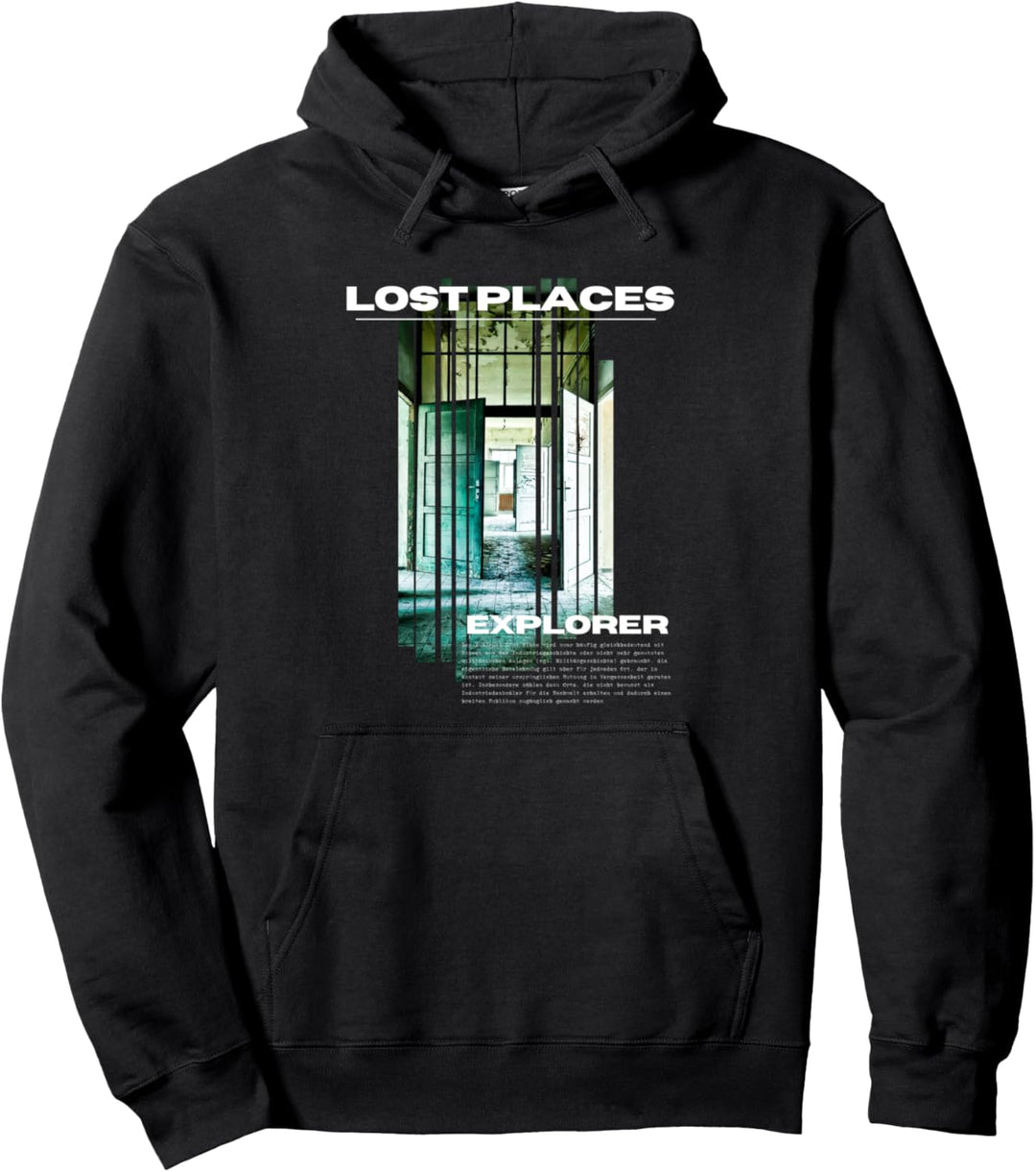 Urbexing Lost Place take nothing but photos leave footprints Pullover Hoodie