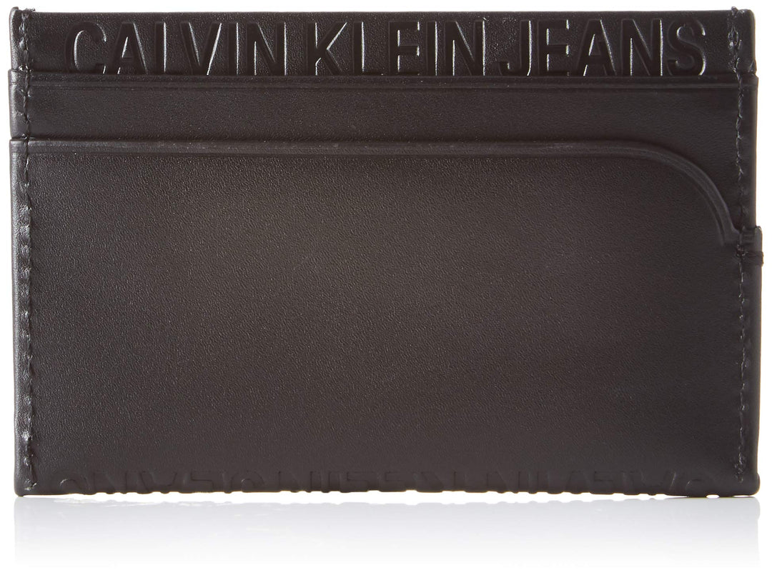 Calvin Klein Herren Logo Pop Cardholder Schultertasche, Schwarz (Infinite Black), 1x1x1 cm