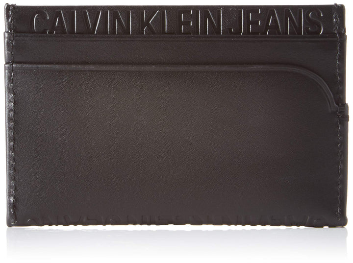 Calvin Klein Herren Logo Pop Cardholder Schultertasche, Schwarz (Infinite Black), 1x1x1 cm