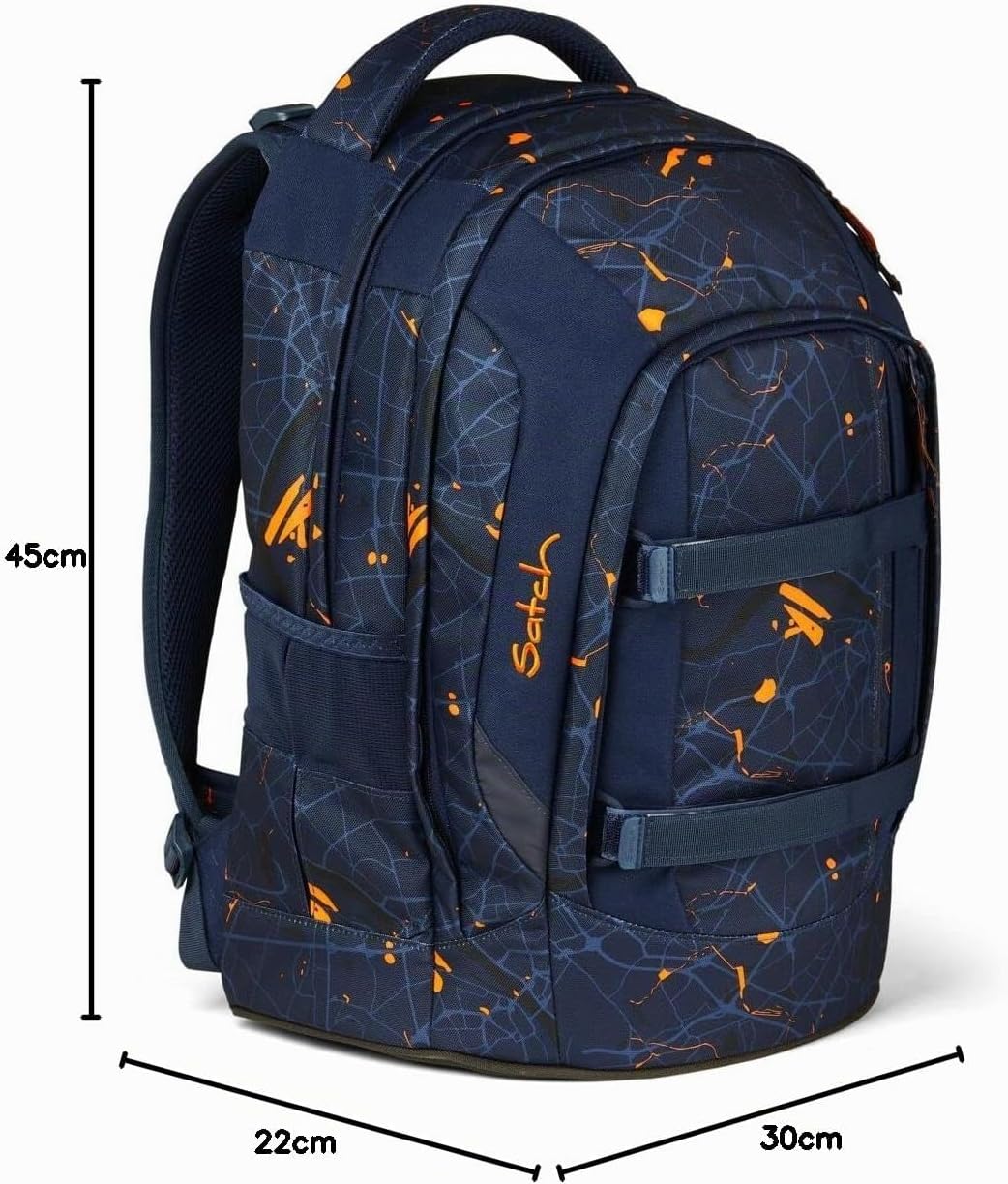 satch Pack Schulrucksack Set 3tlg. mit Sporttasche und Schlamperbox Urban