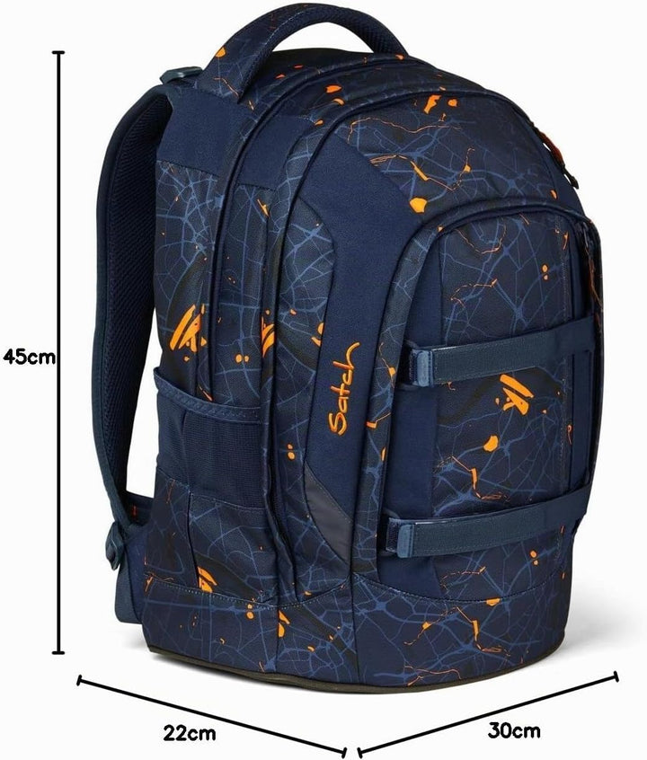satch Pack Schulrucksack Set 3tlg. mit Sporttasche und Schlamperbox Urban
