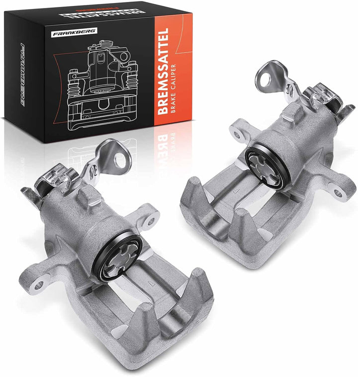 Frankberg 2x Bremssattel Bremszange Hinten Links Rechts Kompatibel mit Clio III Grandtour 2007-2012