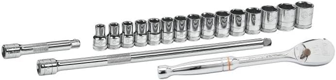 GEARWRENCH 80708 Mechaniker-Werkzeug-Set, 1,27 cm (1/2 Zoll), 6-teilig, metrisch, 80708