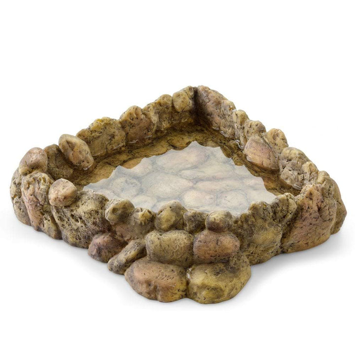 Exo Terra Corner Water Dish, Eck Wassernapf, Wasserschale für Reptilien, extra gross, XL braun XL, b