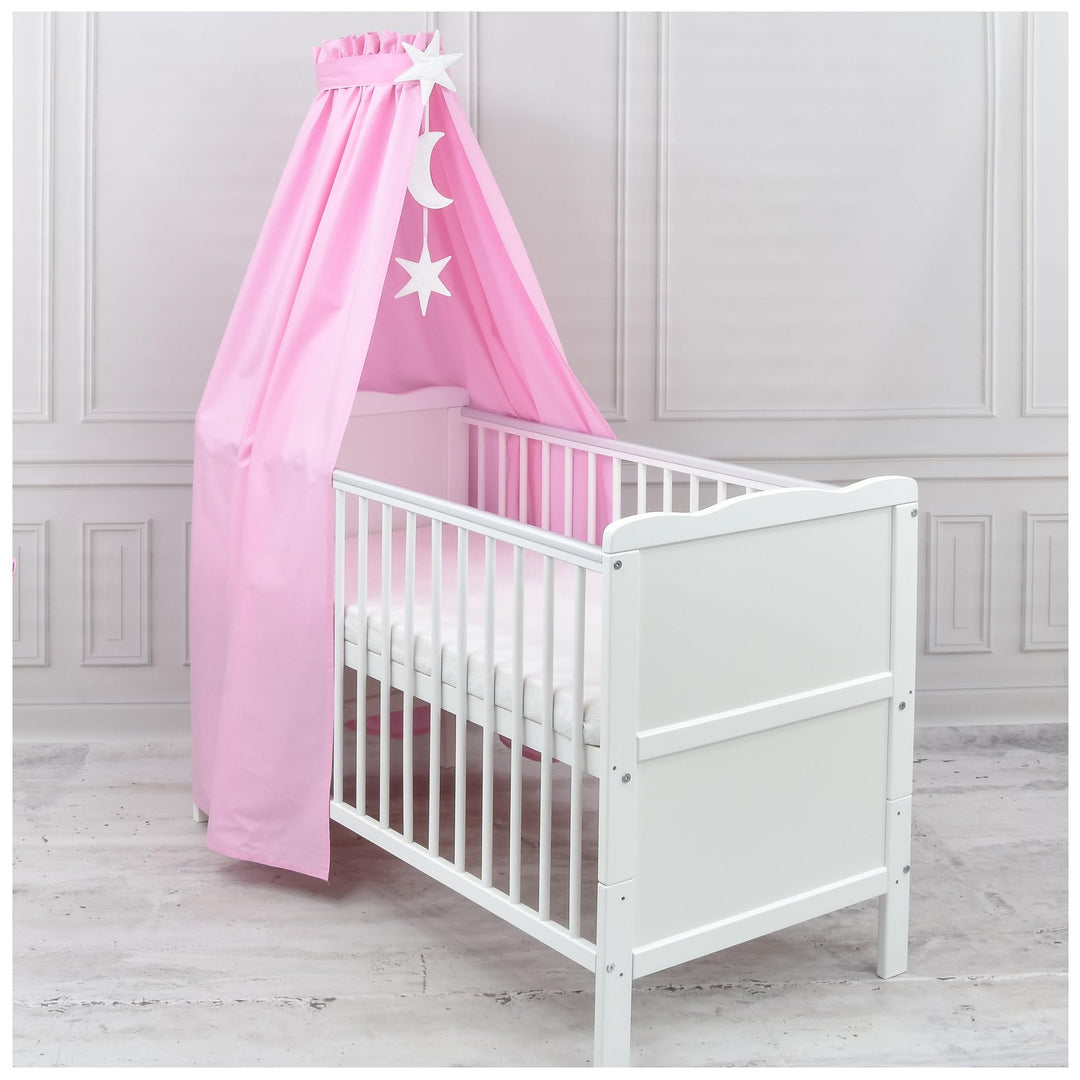 Generisch Baby Delux Babybett Himmel Betthimmel Baumwolle Baldachin für Babybett Kinderbett Wiege St