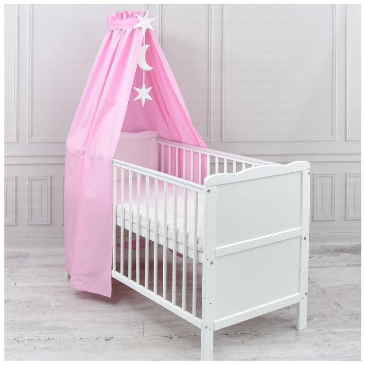 Generisch Baby Delux Babybett Himmel Betthimmel Baumwolle Baldachin für Babybett Kinderbett Wiege St