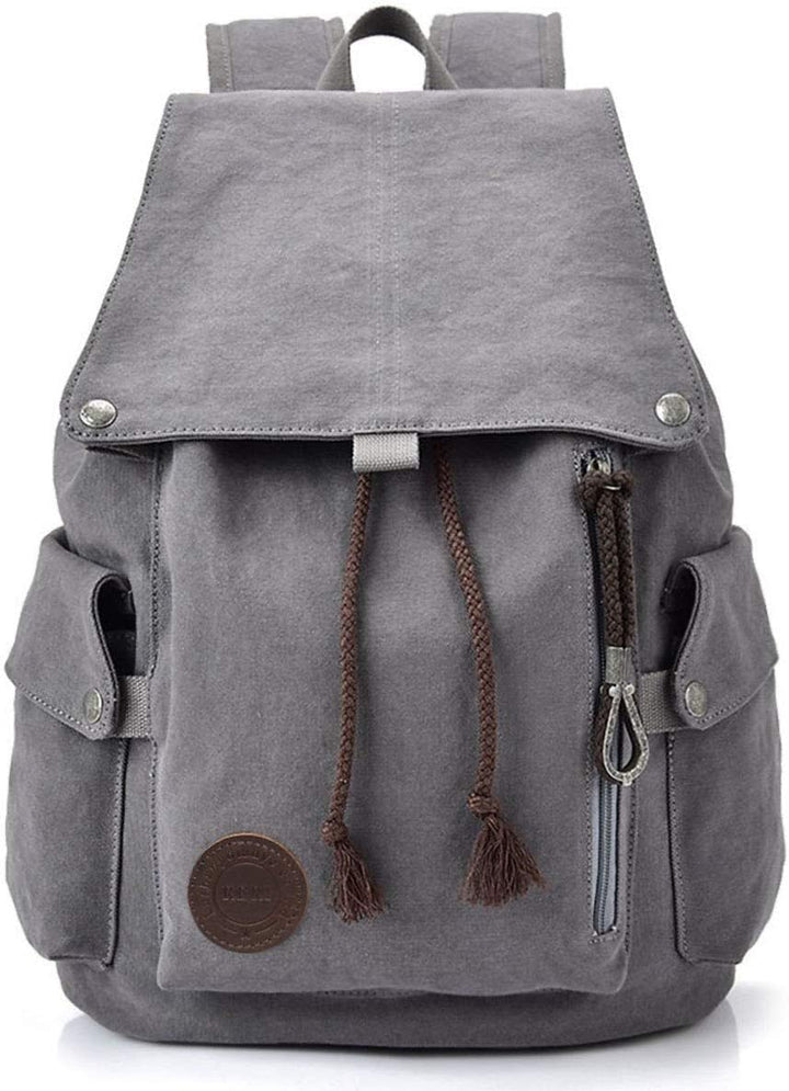 RERI Canvas Leinwand Rucksack Vintage für Outdoor Camping Aussflug Sports Universität Rucksack Wande