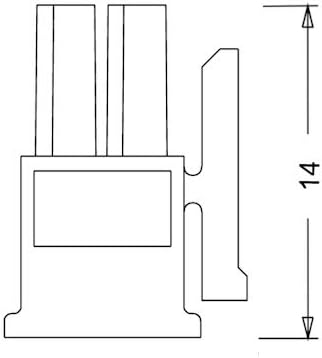 MTK+ Solarrollladen Akku ersetzt Vision CP1208 / 12V 0,8Ah Molex, vor Versand geladen und geprüft