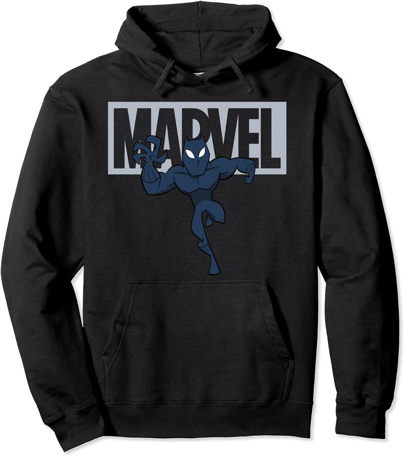 Marvel Avengers Black Panther Logo Doodle Pullover Hoodie